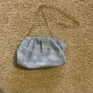 NWOT - Express - denim clutch bag